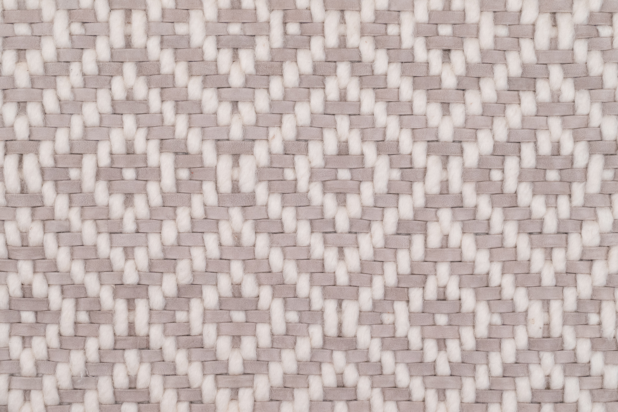 Rombo Lana - Dove Grey and Natural (flat)