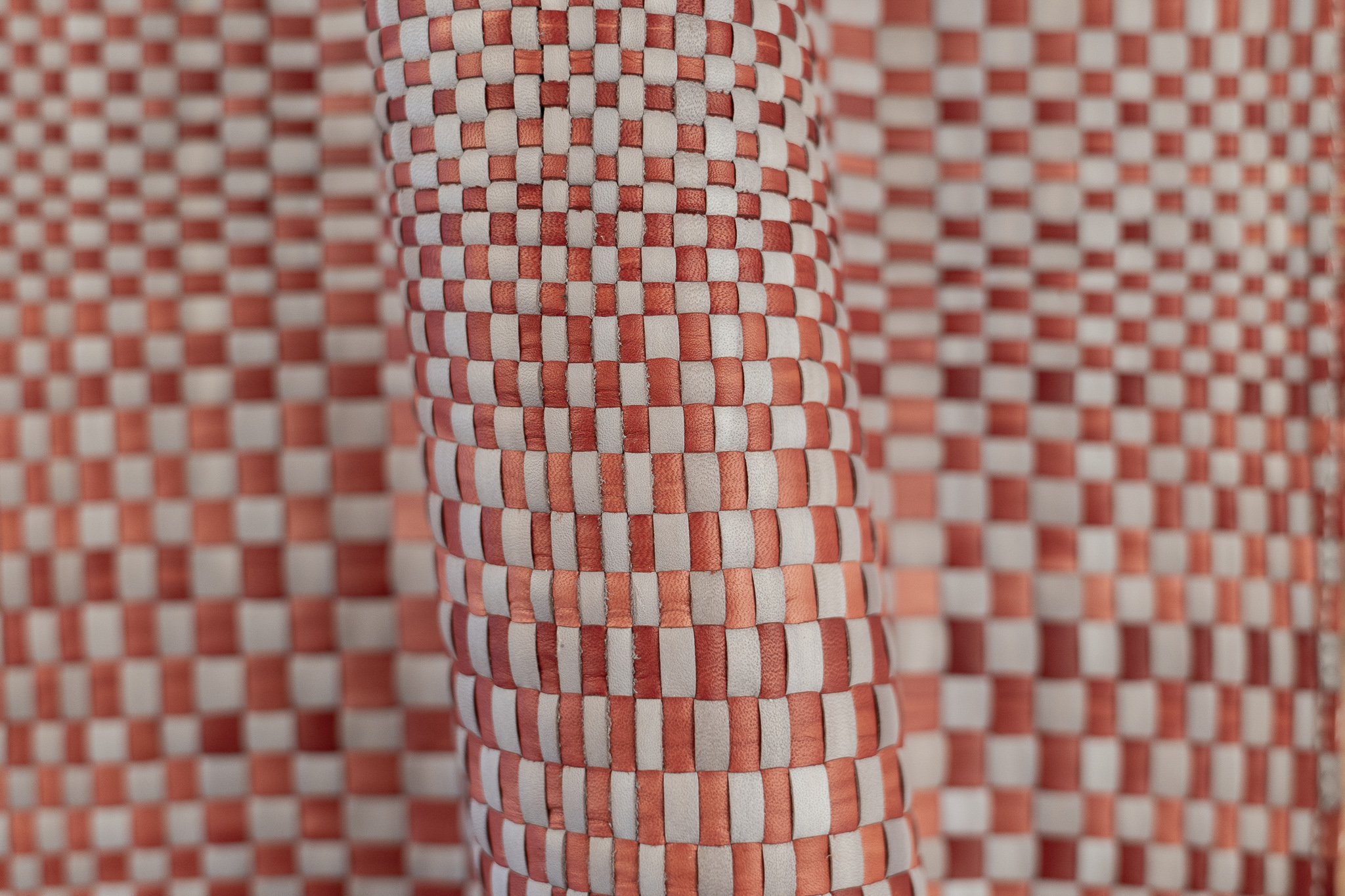 Pasha Dove Grey and Burnt Brick (Perfect Roll)